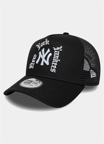 New Era NY Yankees Wordmark Trucker Keps